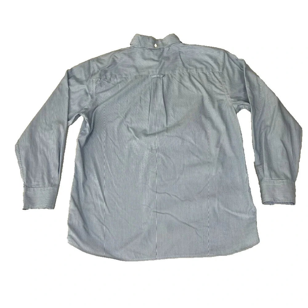 GapKids Shirt Husky Non Iron XXL Button Down Blue Stripe